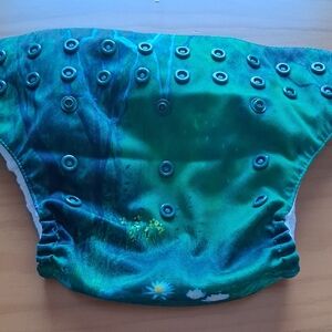 Forest Green Kids Diaper Cover